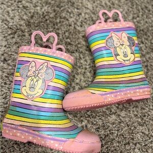 Western Chief Pink and Multicolor Kids Boots